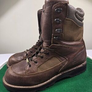 Danner Frontier GTX 8" Hunting Boots Mens 11D Brown Leather Gore-Tex 42501 Logo
